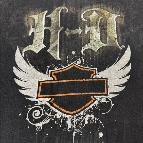 Harley-Davidson Graphic Skull Jamaica Respect Mon! Distressed XL Thrasher Cotton - Picture 9 of 10